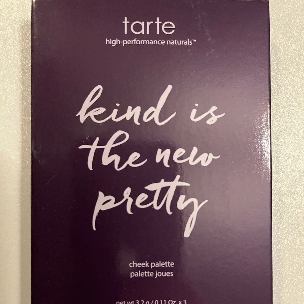 Tarte kind is the new pretty cheek palette